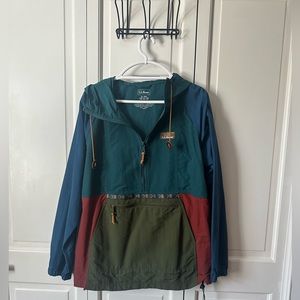 LL Bean Women's Mountain Classic Anorak, Multi-Color
